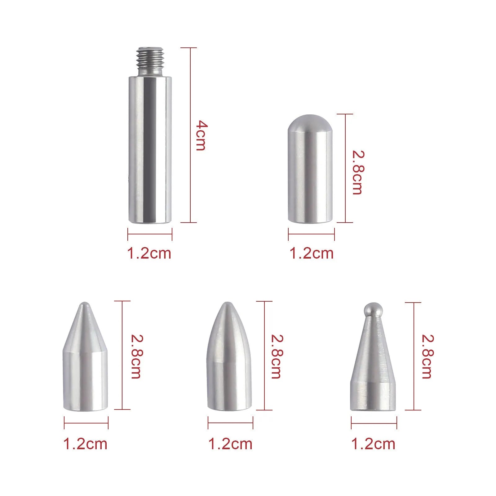 Three-piece alloy steel car dent repair tool set with hook crowbars for automotive bodywork