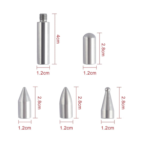 Three-piece alloy steel car dent repair tool set with hook crowbars for automotive bodywork