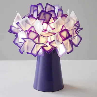 Nordic style bedside table lamp with metal holder in multiple colour options