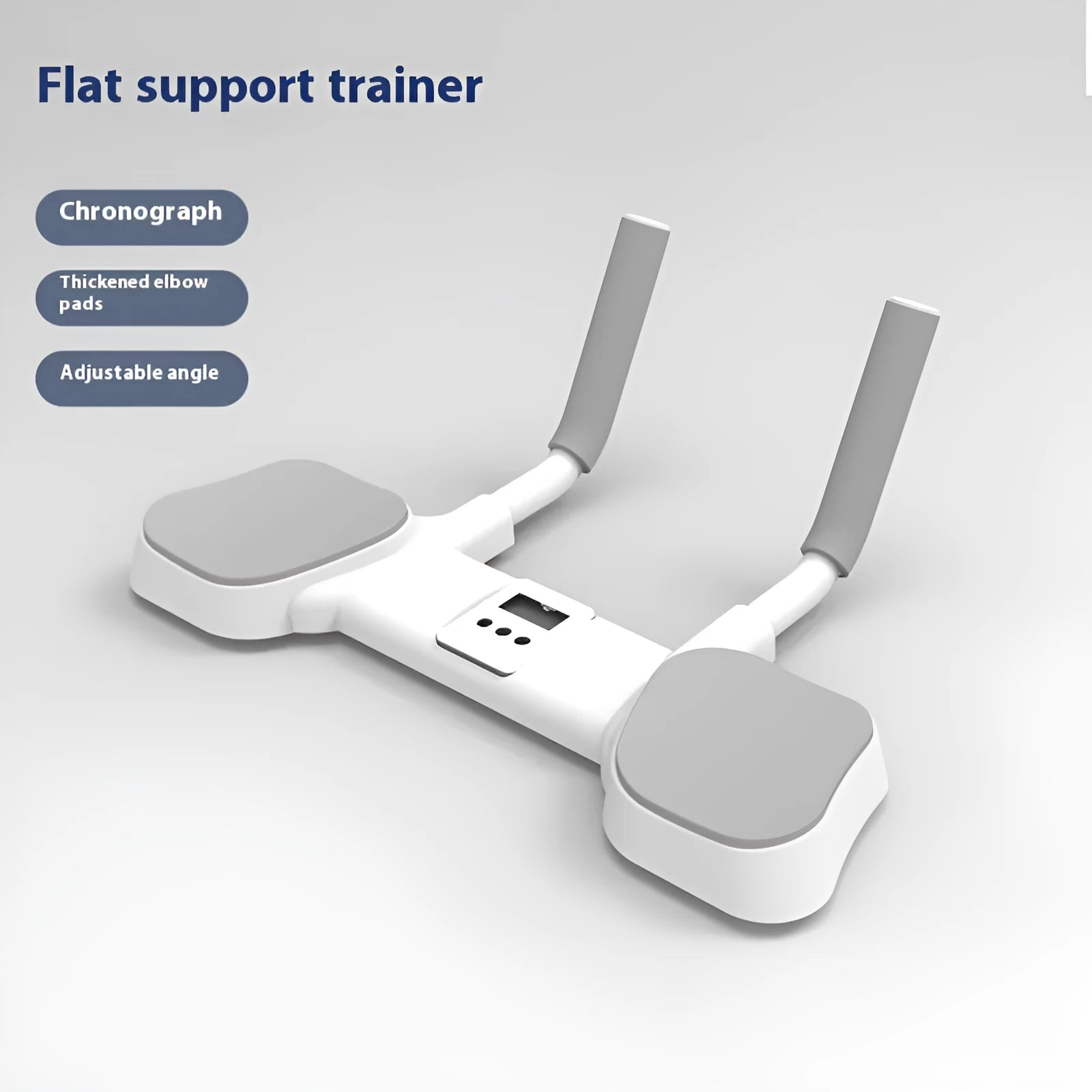 White household flat support trainer made from alloy aluminium tube and ABS plastic for installation alignment.