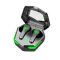 N35 black wireless Bluetooth gaming headset with in-ear private mould design