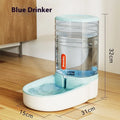 Grey automatic pet water fountain with 3.8L capacity for cats and dogs