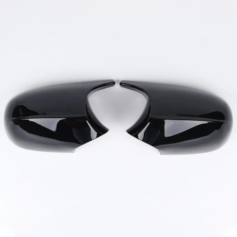Pair of BMW 3 Series E90 rearview mirror shells in ABS plastic for 2006-2012 model replacement