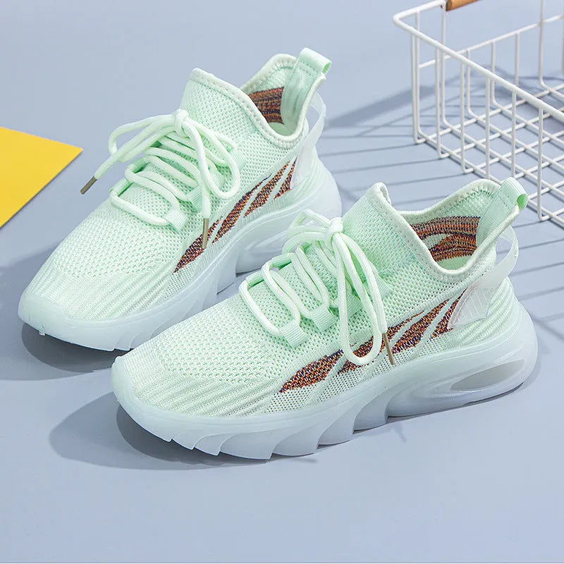 Women's cowhide leather sports casual shoes with high-top design and injection-moulded sole
