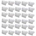 Pack of 60 D318 coloured PA66 plastic automotive nail and buckle fastener clips.
