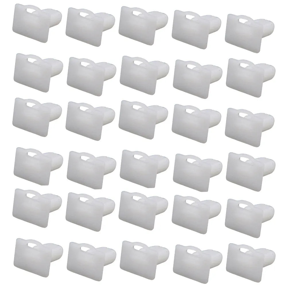 Pack of 60 D318 coloured PA66 plastic automotive nail and buckle fastener clips.