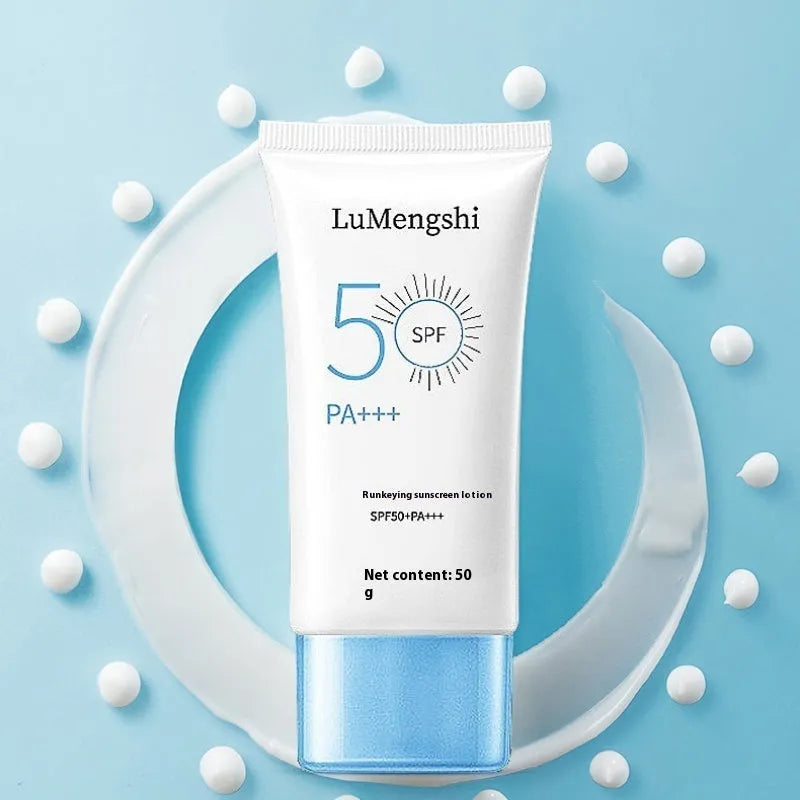 Sunscreen 50g tube moisturising whitening isolation primer universal skin type refreshing cream