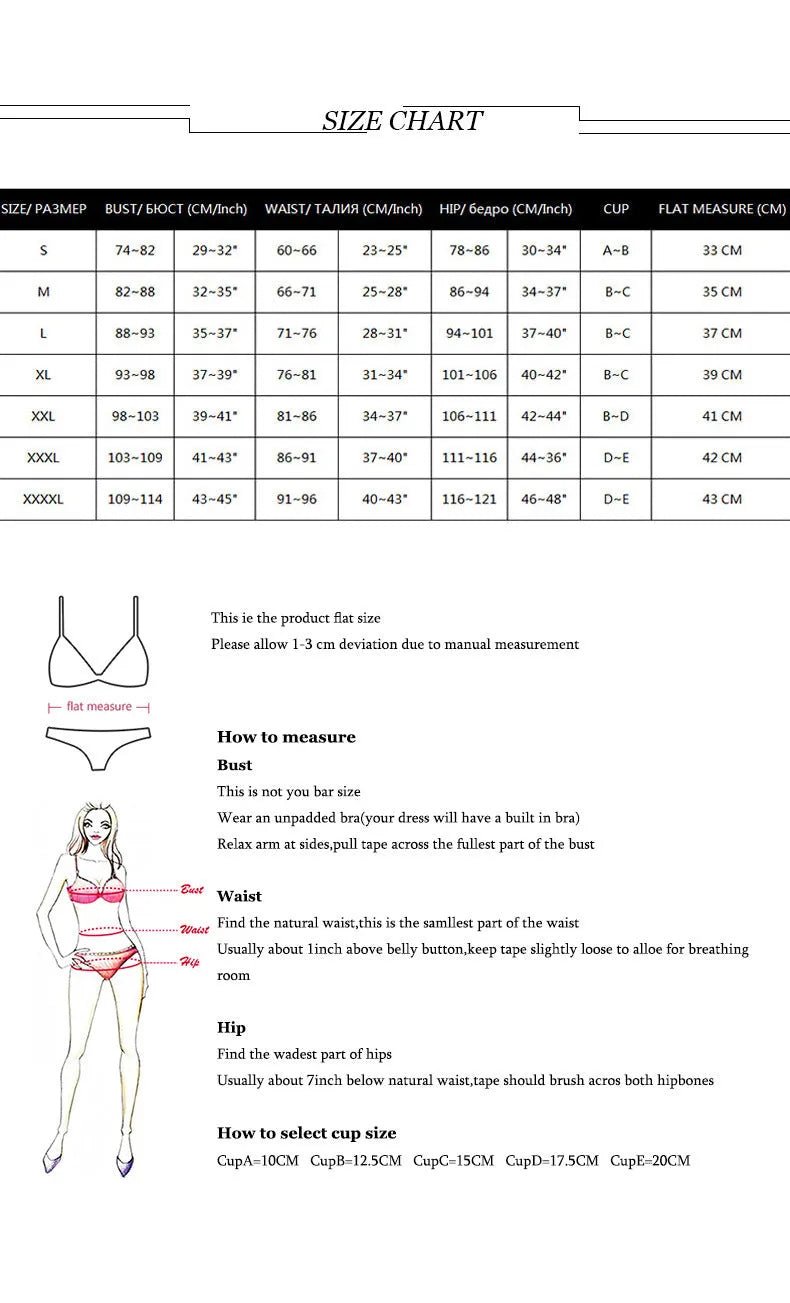 Three-piece backless push-up bikini set with matching skirt in solid colour