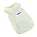 Grass green anti-lint cat summer vest in polyester sports style