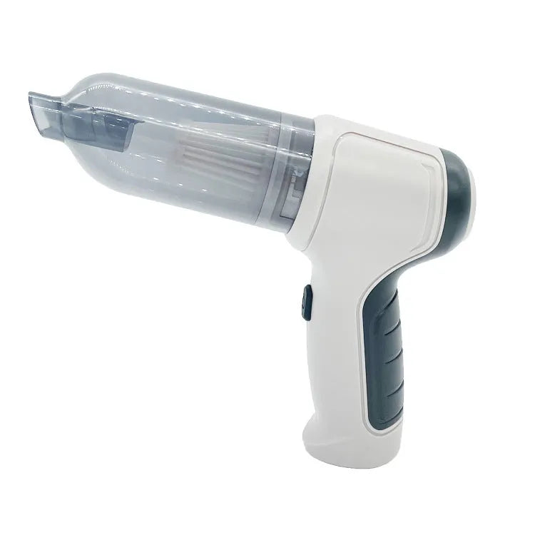 Handheld cordless car and pet vacuum cleaner in brushless gold style, showing compact design.