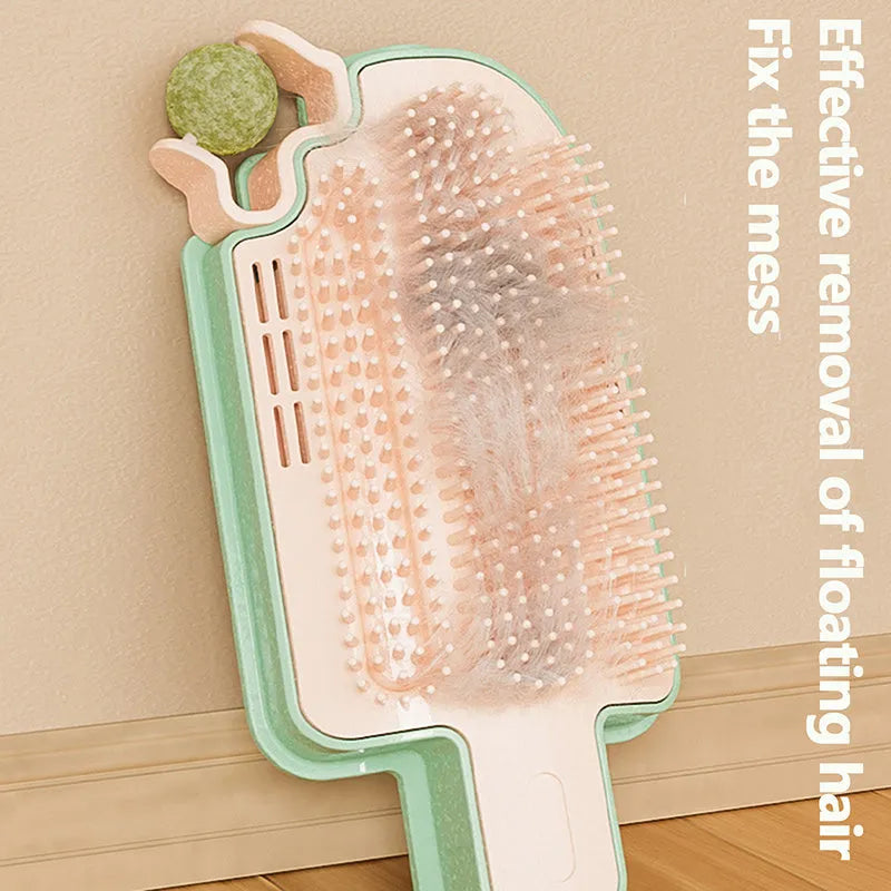 Ice cream cone shaped cat scratching toy with feather or mint ball attachments