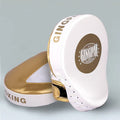 Portable vertical hanging PU baffle target for boxer Sanda training in golden colour