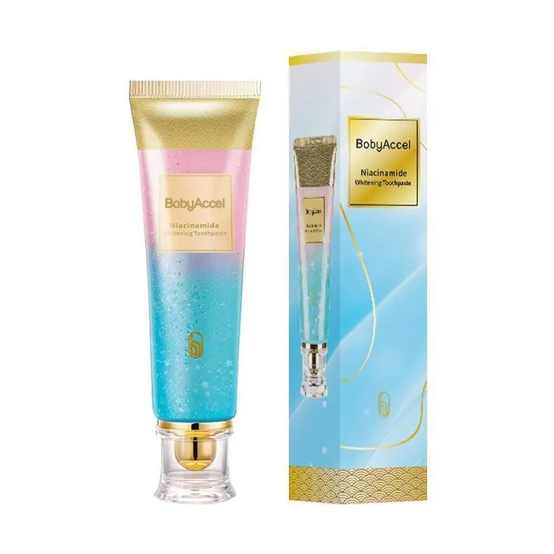 100g tube of nicotinamide whitening toothpaste for adult men and women.
