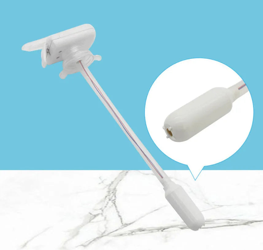 Electric pumping water device for beverages with silicone straw and pressure handle options