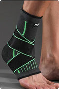 Adult sports ankle support brace in orange, black, or green for basketball, running, and mountaineering.