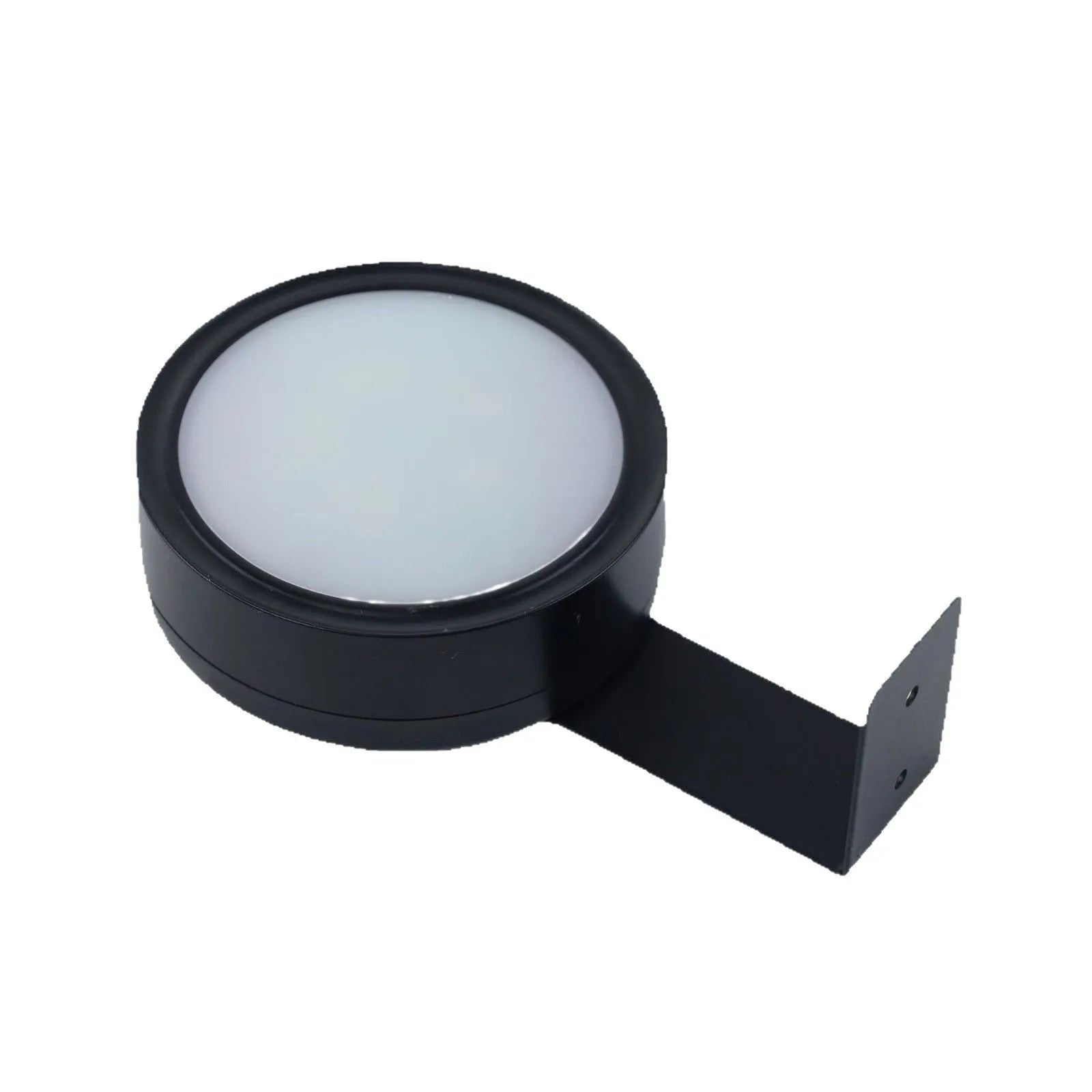 Wireless remote-controlled LED lamp with magnetic belt mount in black, white, or gold finish.