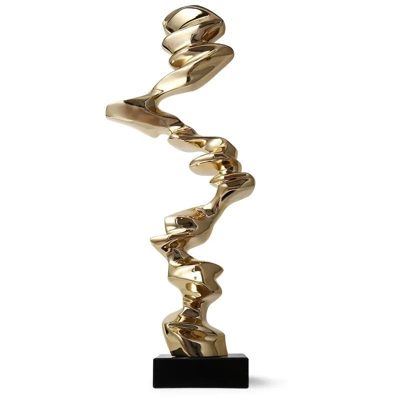 Minimalist abstract still life ornament made of natural resin in a choice of three colours.