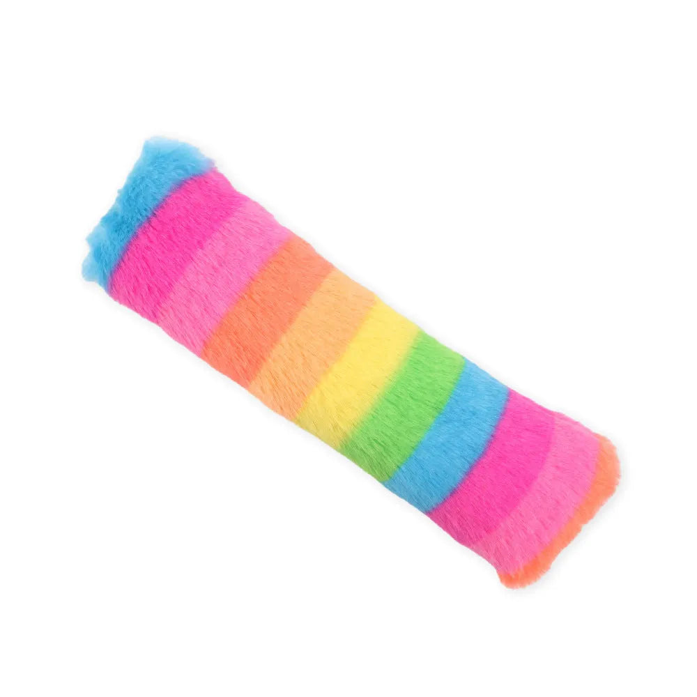 Soft plush cat pillow toy with crinkle sound and natural catnip filling for indoor cats