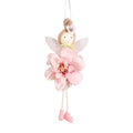 Cloth Easter pendant with elf and flower angel design in four colour options