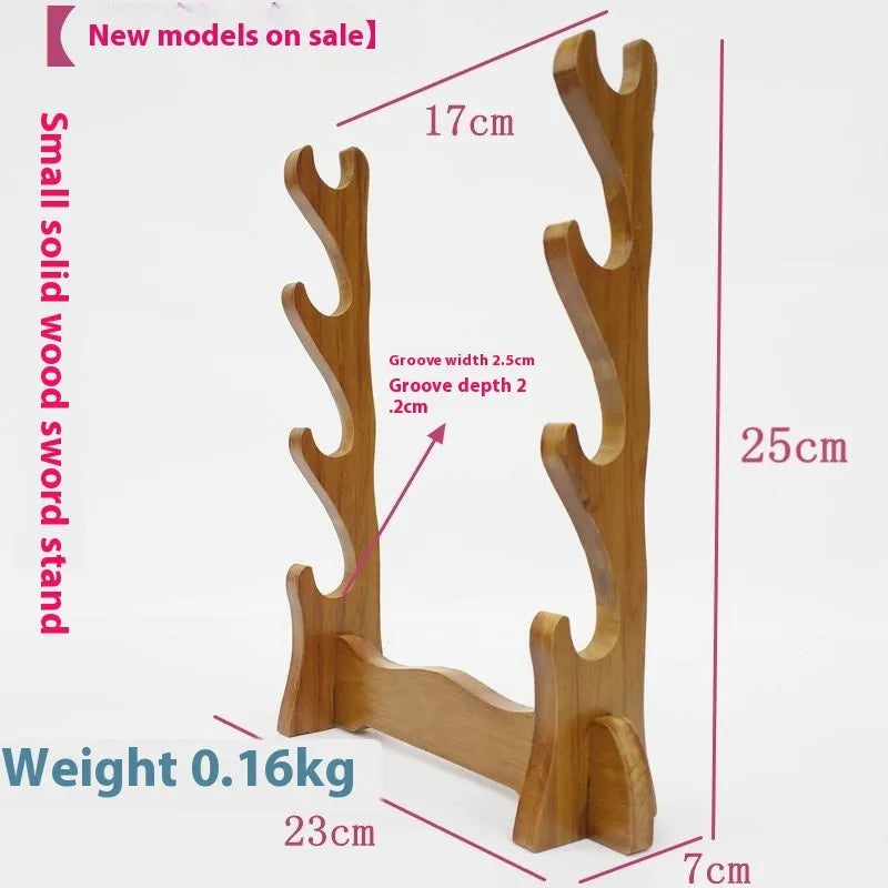 Chinese style wooden multi-layer display bracket shelf with ornament display