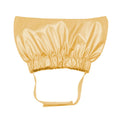 Adjustable ear-proof waterproof shower cap for cats and dogs in silver colour with non-woven fabric construction