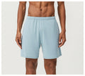 Men's quick-drying double-layer running shorts in multiple colours with mid-waist design for gym workouts