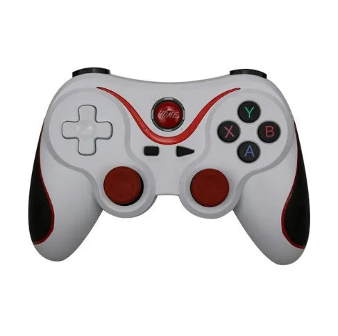 X3 Bluetooth wireless game controller for Android phones in black or white with mobile phone clip attachment