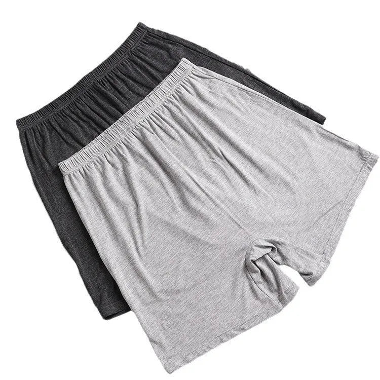 Men's solid colour boxer shorts in modal fabric with high waist design
