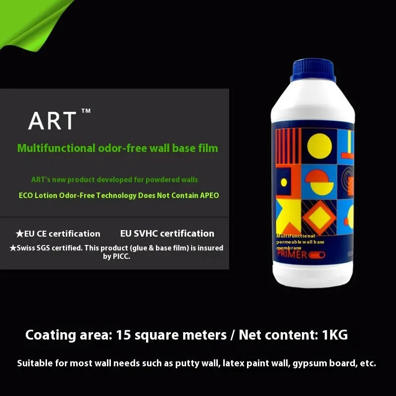 Glue E formaldehyde-free glutinous rice wallpaper adhesive in a 3-roll pack