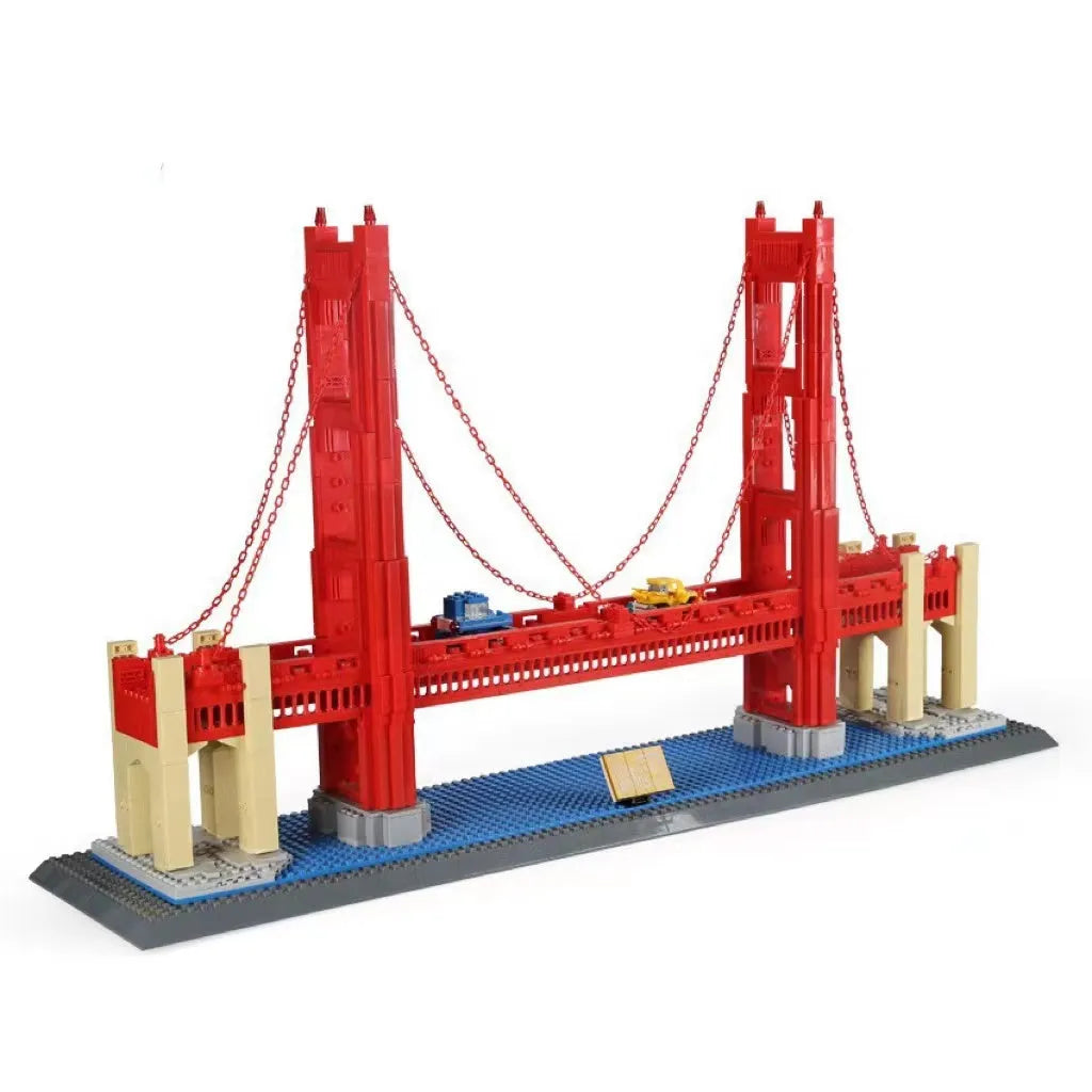 Wange small particle building blocks set with over 800 pieces for world landmark model construction