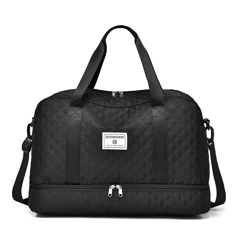 Oxford cloth travel bag in multiple colours with 36-55 litre capacity for leisure travel