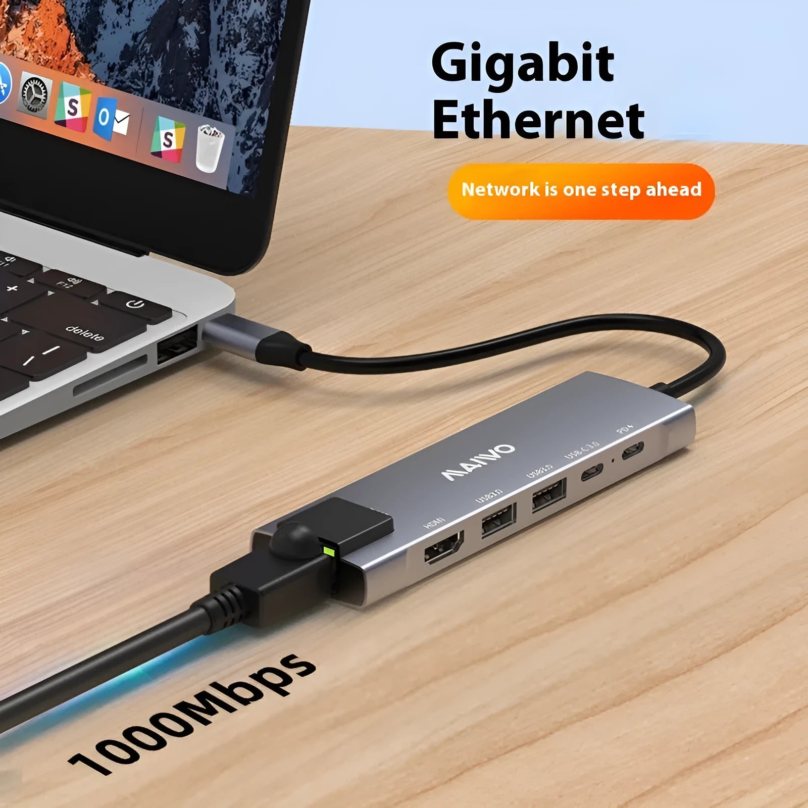 Aluminium Steam Deck docking station with six ports including HDMI, Ethernet and USB 3.0