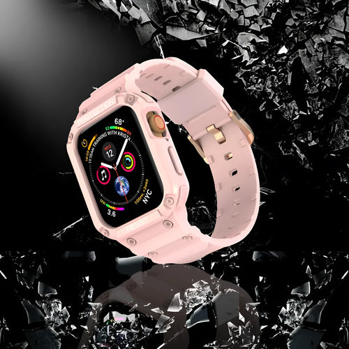 Soft TPU sports replacement strap for Apple Watch Series 8 in multiple colour options