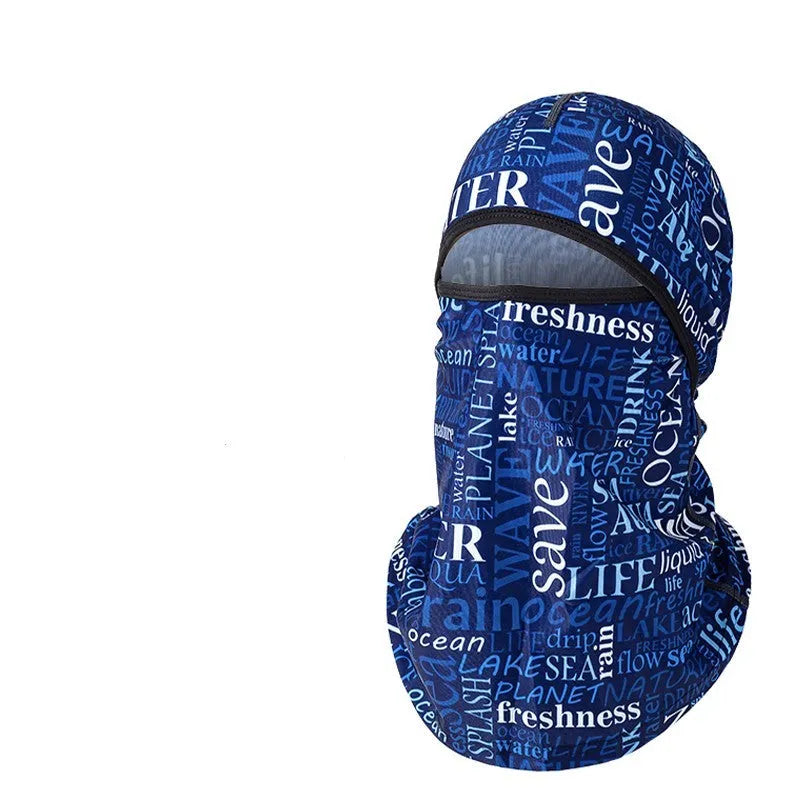 Cotton motorcycle riding head cover with dome cap design and included gloves for autumn winter travel protection