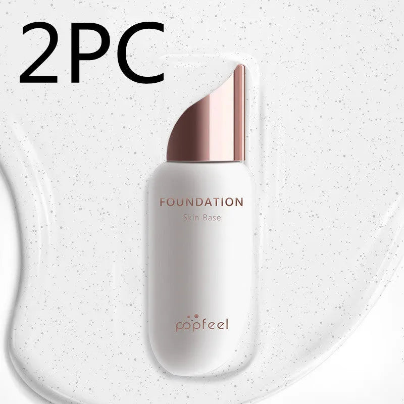 POPFEEL warm skin foundation 30ml liquid concealer in warm tone for natural makeup