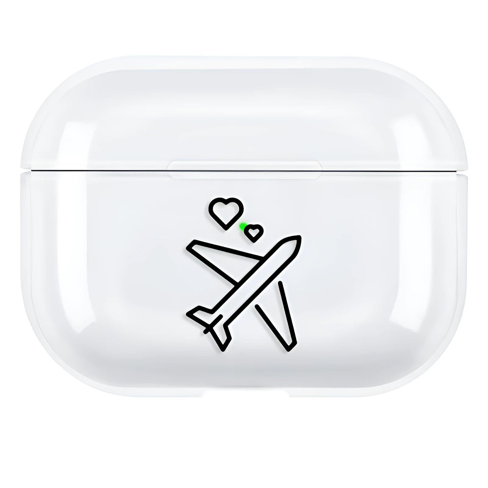 Hard PC protective back cover case for AirPods Pro3 in a solid colour.
