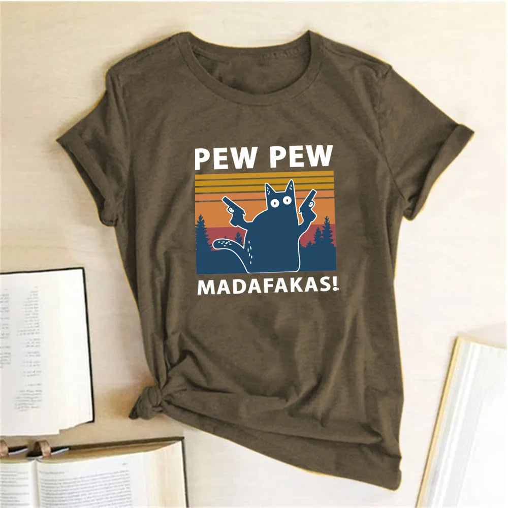 Men's printed street style t-shirt with short sleeves and round neck in multiple colour options