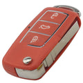 Volkswagen Jetta Golf car key fob replacement plastic housing in black, blue, purple, red, yellow colours.