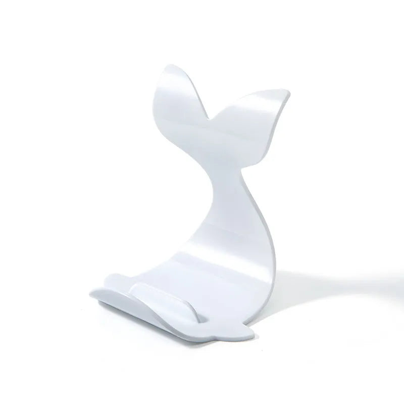 Whale desktop mobile phone bracket in PS material, 44g, available in black green orange white colours