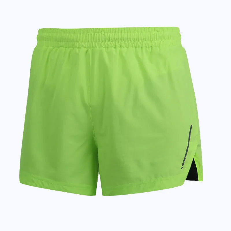 Men's quick-dry marathon running shorts in polyester fabric with straight leg style