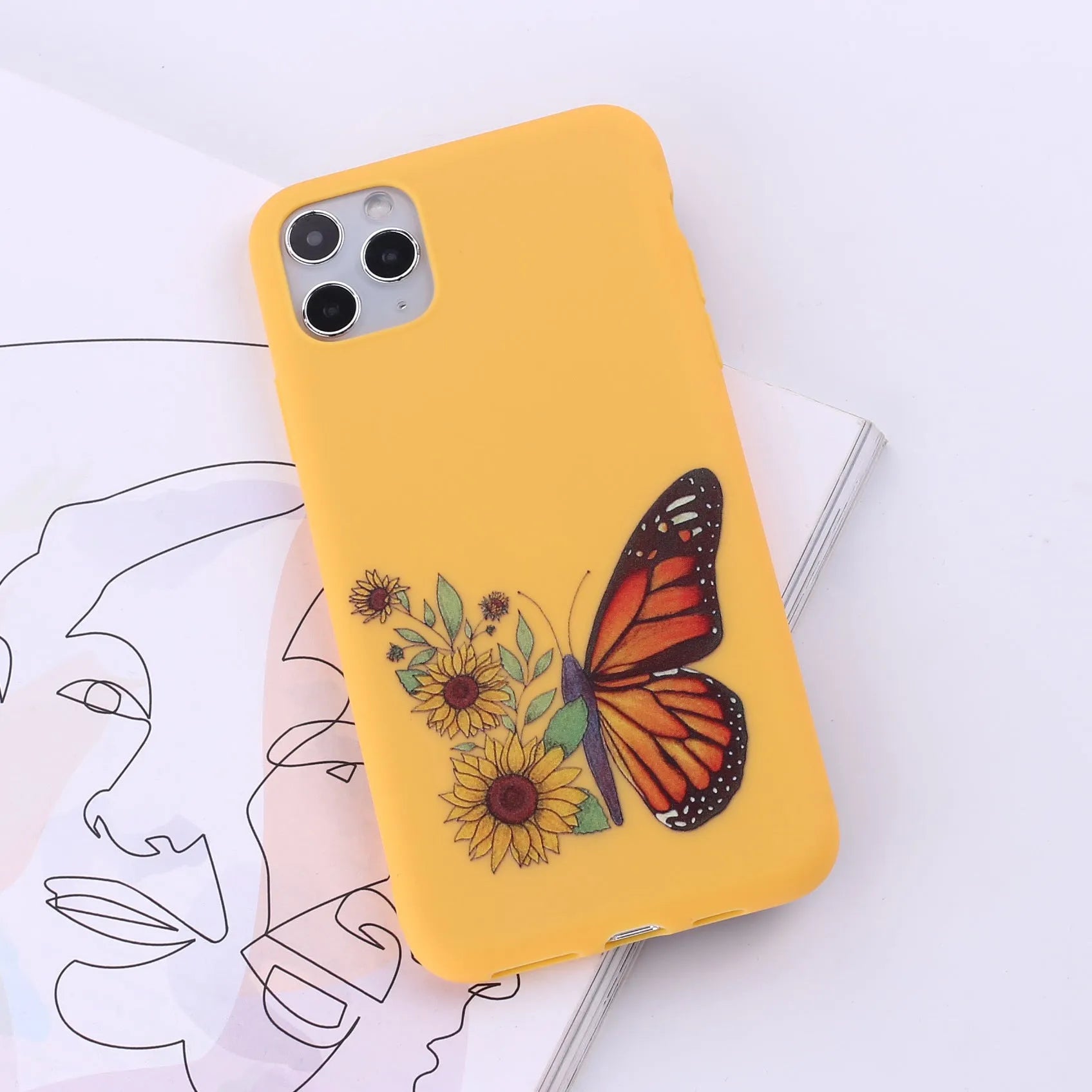 TPU iPhone back cover case in various colours for models iPhone 5 to 11 Pro Max.