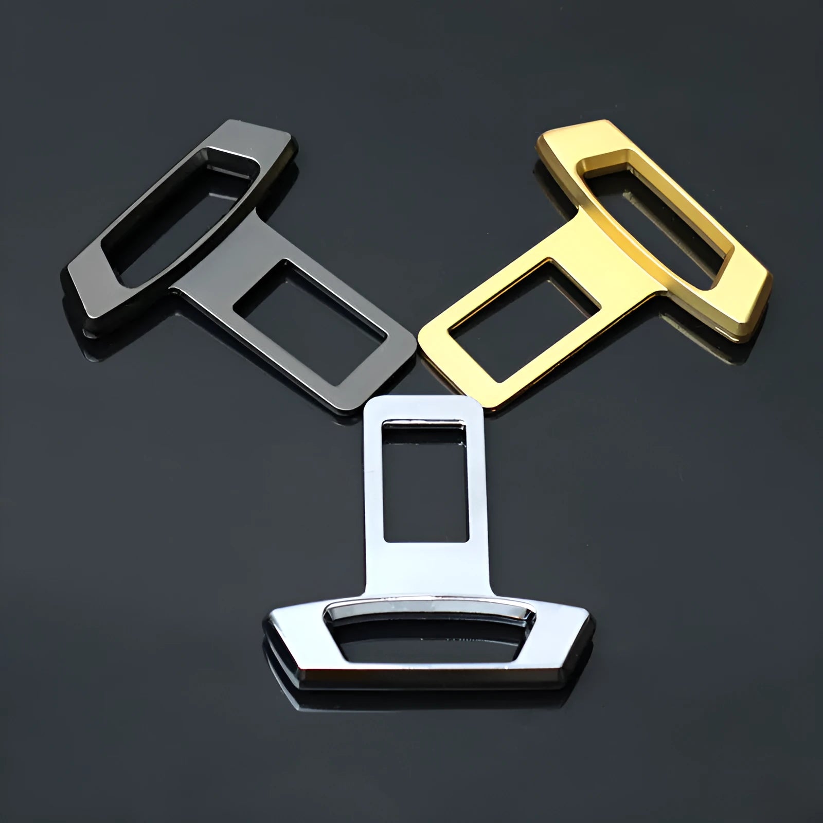 Metal car silencer insert in gold, matte black and silver finishes for automotive sound reduction
