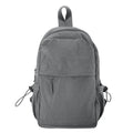 Black multi-functional waterproof nylon backpack with curved shoulder strap, free size, for men and women travel