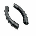 Carbon fibre black fibre steering wheel anti-slip sleeve for 38cm diameter car wheels.