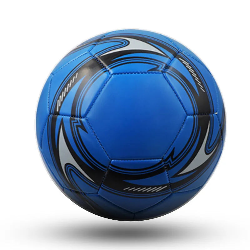 PVC machine-sewn training football in multiple sizes and colour designs including Red Dragon Roll and Tornado patterns