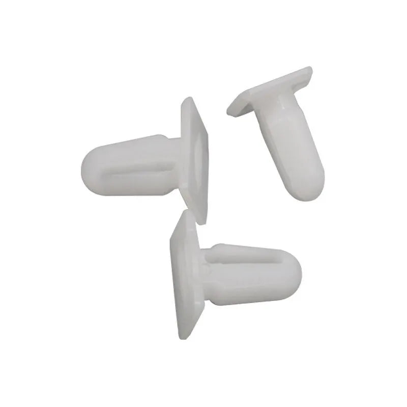 Pack of 60 D318 coloured PA66 plastic automotive nail and buckle fastener clips.