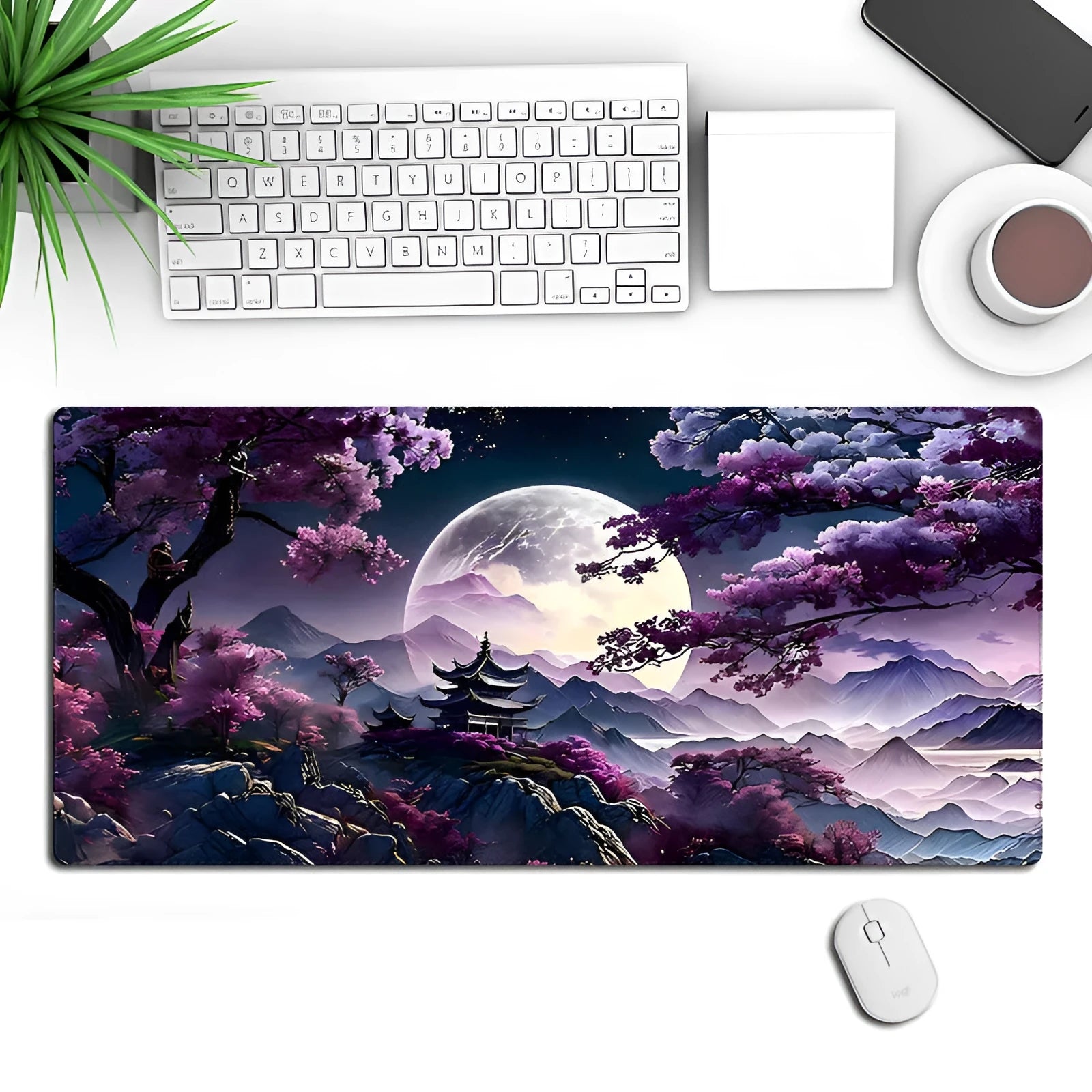 Large 400x900mm gaming mouse pad with precision lock edges and 05 pattern design