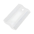 Double-sided plastic flea comb for pets with dense teeth for flea removal and face grooming
