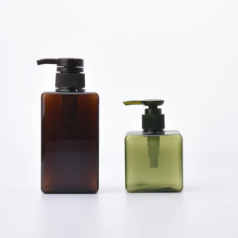 Plastic replacement bottle for hand sanitiser or shampoo in multiple colours and sizes from 100ml to 650ml