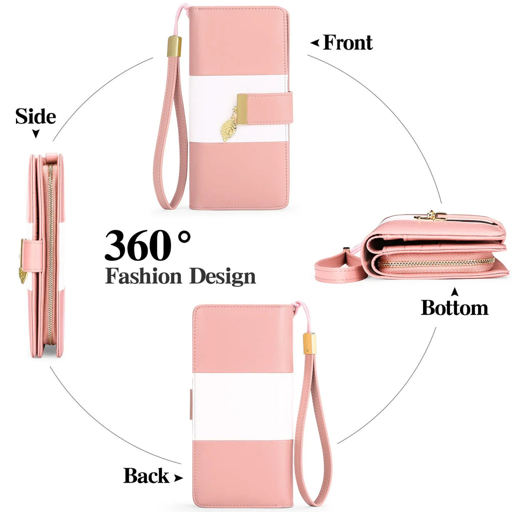 Lock-opening anti-theft clutch handbag in brush PU leather, shown in midnight black.